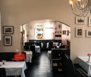 Innenansicht La Villetta Restaurant Durlach